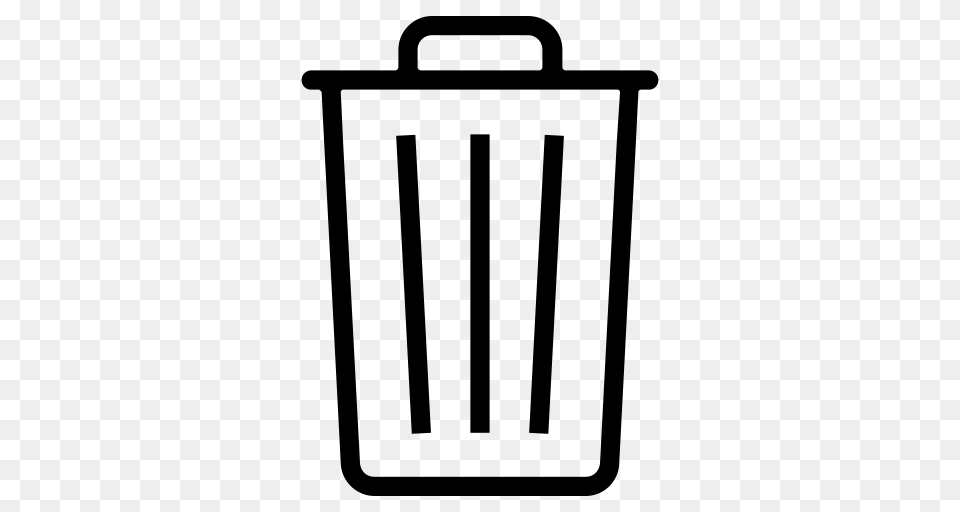 Trash Trash Icon With And Vector Format For Unlimited, Gray Free Png