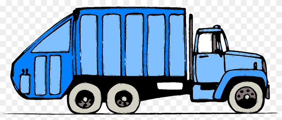 Trash Truck Cliparts, Moving Van, Trailer Truck, Transportation, Van Png