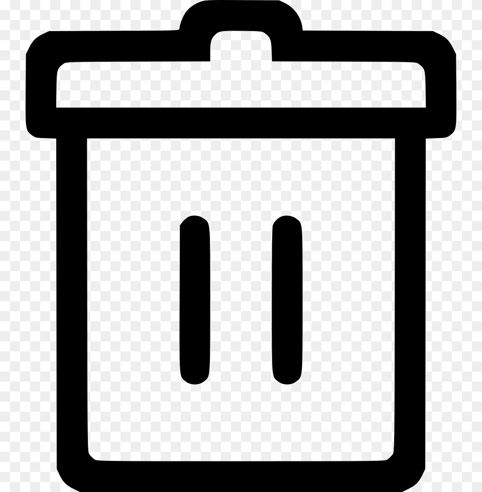 Trashcan Svg Icon Download Scalable Vector Graphics, Stencil, Adapter, Blackboard, Electronics Png Image