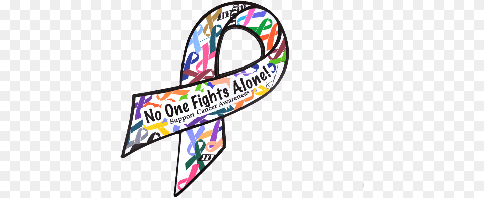 Trashing Cancers No One Fights Alone Siteworx Services Language, Text, Sticker, Symbol Free Transparent Png