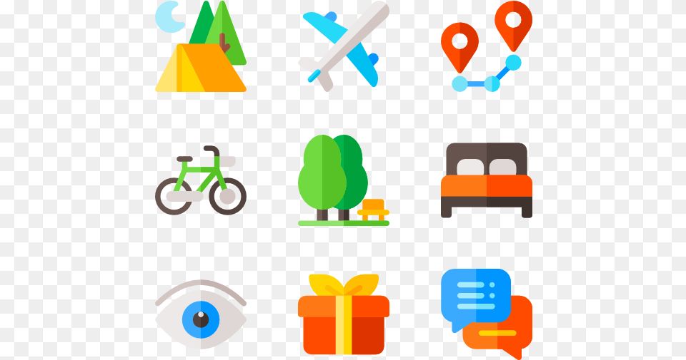 Travel Airplane Vector, Aircraft, Bicycle, Transportation, Vehicle Png Image