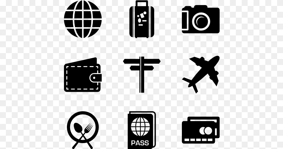 Travel And Tourism Event Icon, Gray Free Png Download