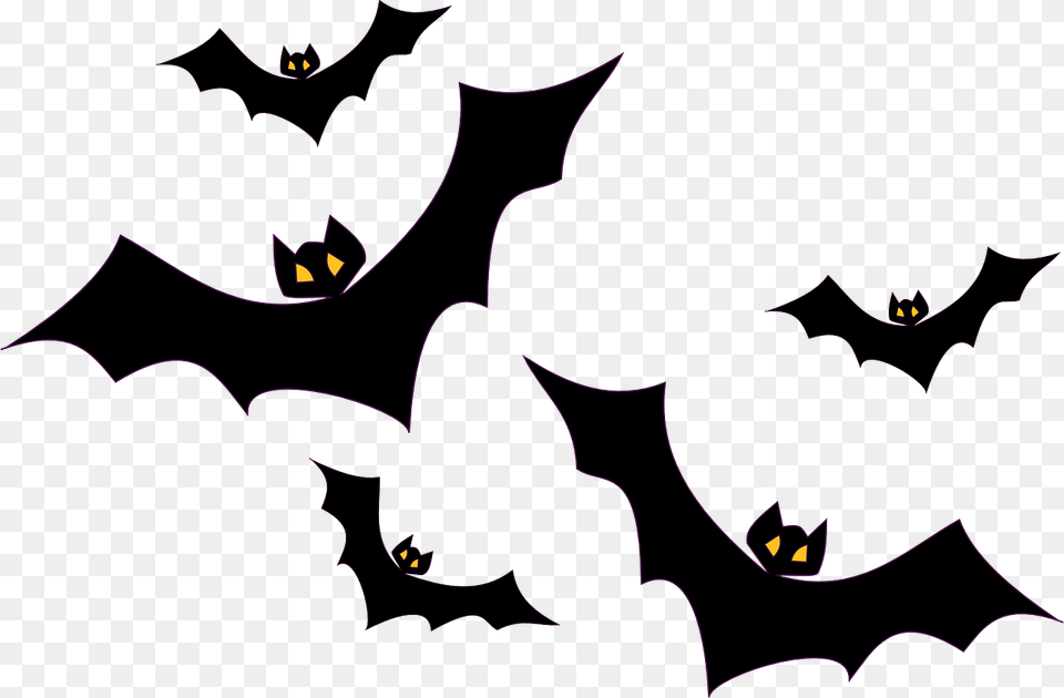 Travel Bats Flying Flight Halloween Black Birds M Bat Clipart, Person, Animal, Mammal Png