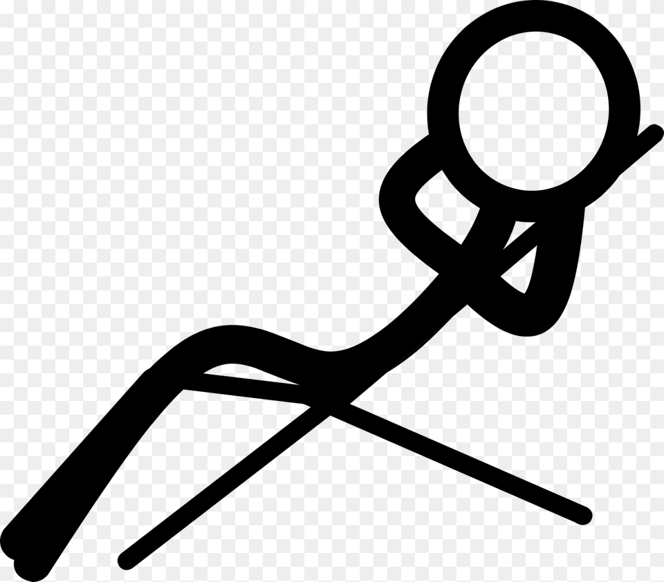 Travel Beach Stick Man Relaxing Travel Lazy Stick Man Relaxing, Gray Free Transparent Png