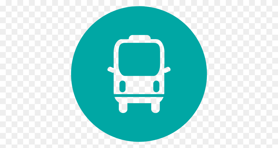 Travel Bus Circle Icon Free Transparent Png