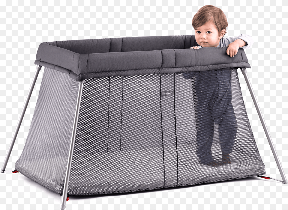 Travel Crib Easy Go Baby Bjorn Travel Cot, Furniture, Boy, Child, Male Free Transparent Png