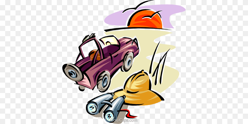Travel Design With Safari Jeep And Hat Royalty Vector Clip, Art, Tool, Transportation, Lawn Mower Free Png