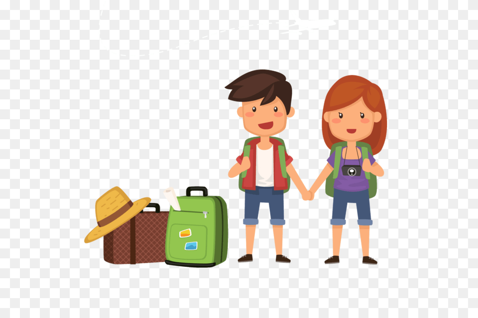 Travel Vector Clipart, Baby, Person, Face, Clothing Free Png Download