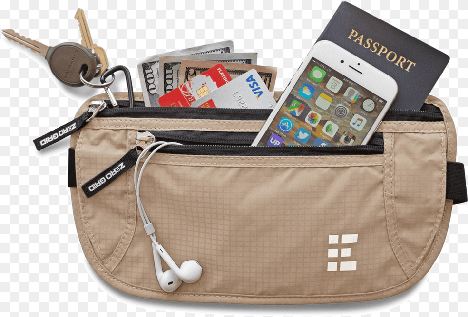 Travel Fanny Pack Anti Theft, Accessories, Bag, Handbag, Electronics Png Image