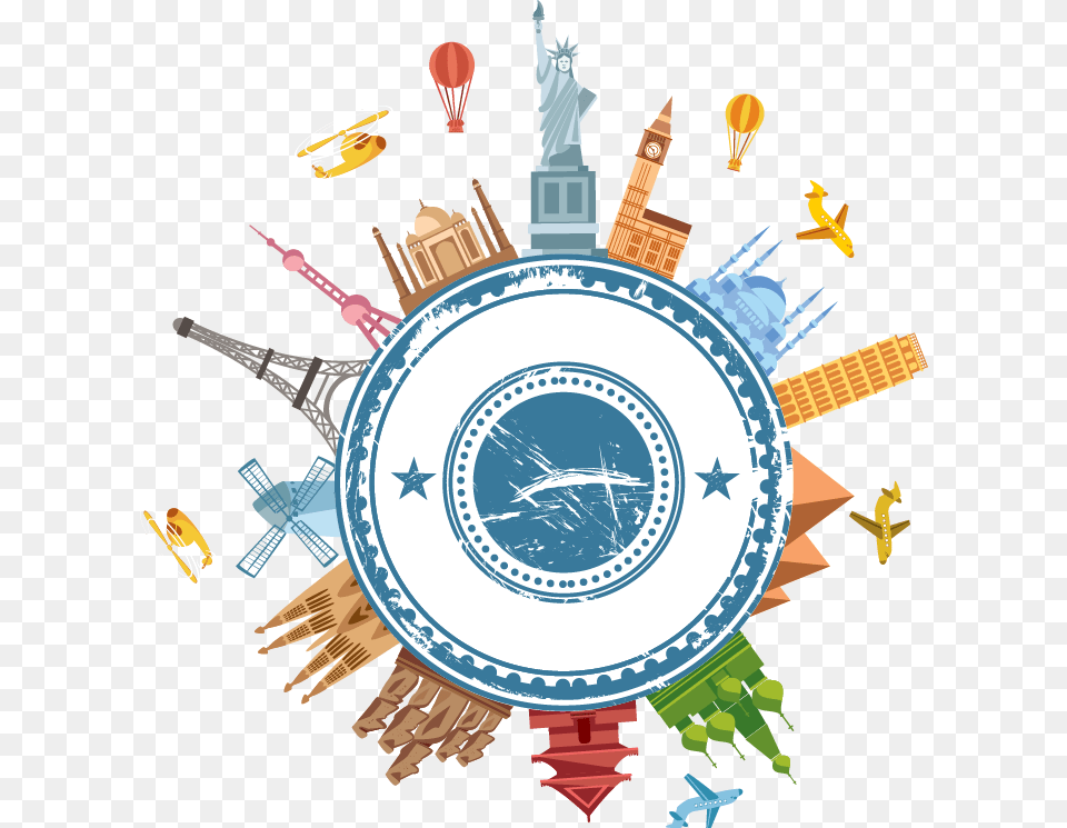 Travel Global Elements Icon Photo Clipart, Art, Drawing, Graphics Free Transparent Png