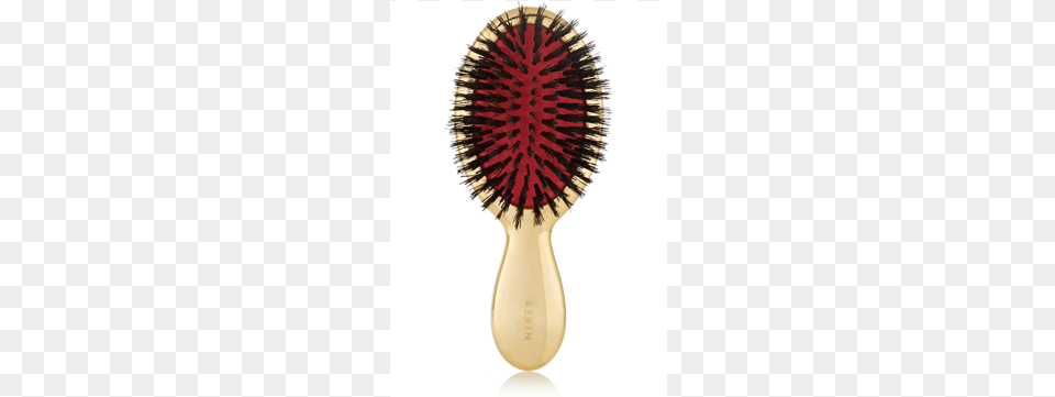Travel Gold Hairbrush Aerin Beauty Travel Gold Tone Hairbrush One Size, Brush, Device, Tool Png