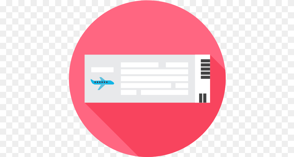 Travel Holidays Boarding Pass Free Icon Of Summer Flat Boarding Pass Icon Circle, Paper, Text, Disk Png
