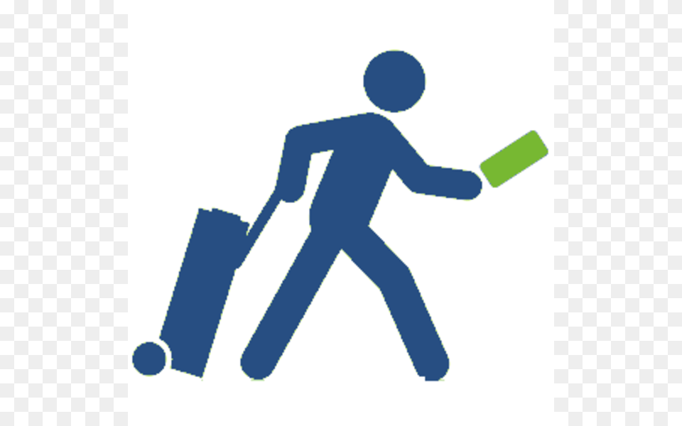 Travel Icon, Person, Walking, Cleaning Png Image