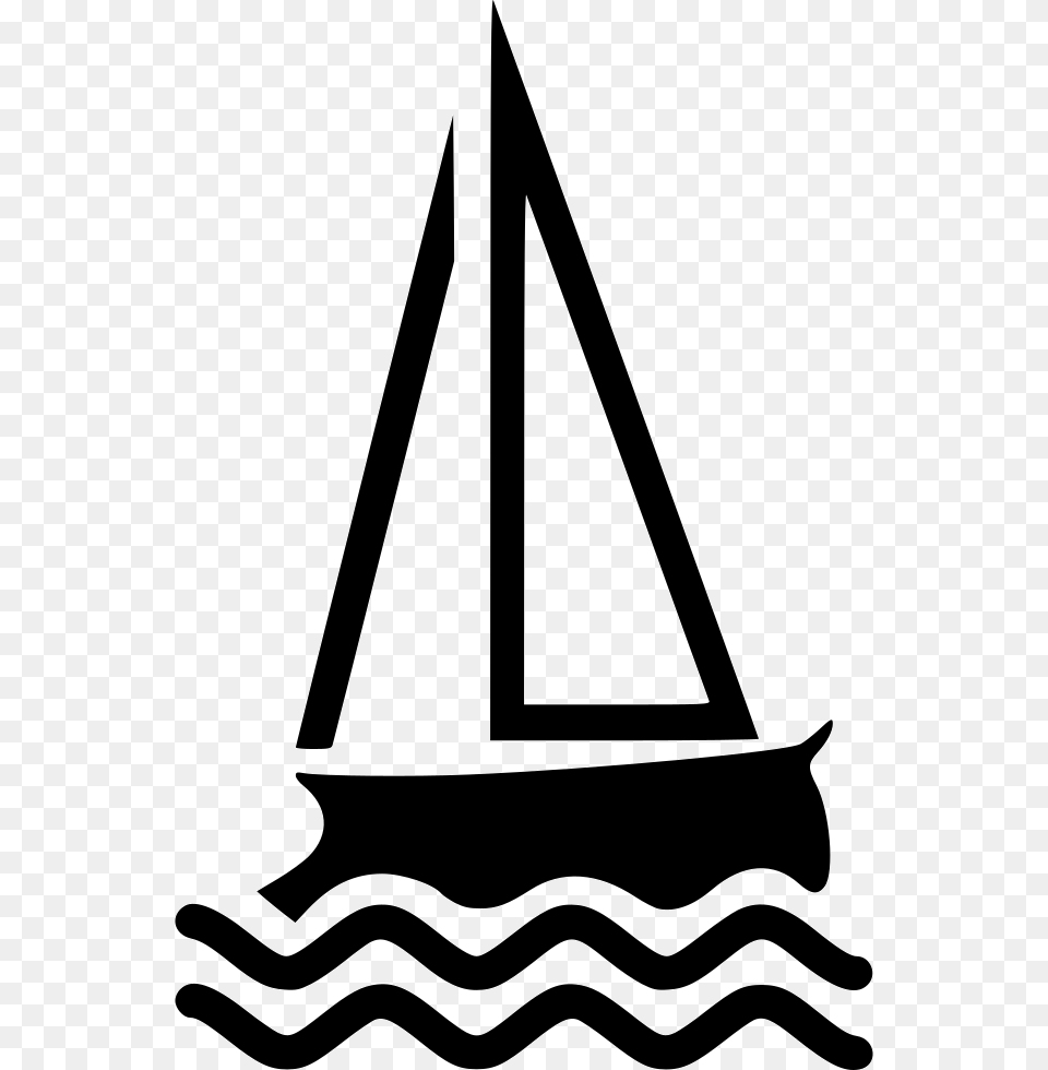 Travel Icon Sailboat, Boat, Vehicle, Triangle Free Png Download