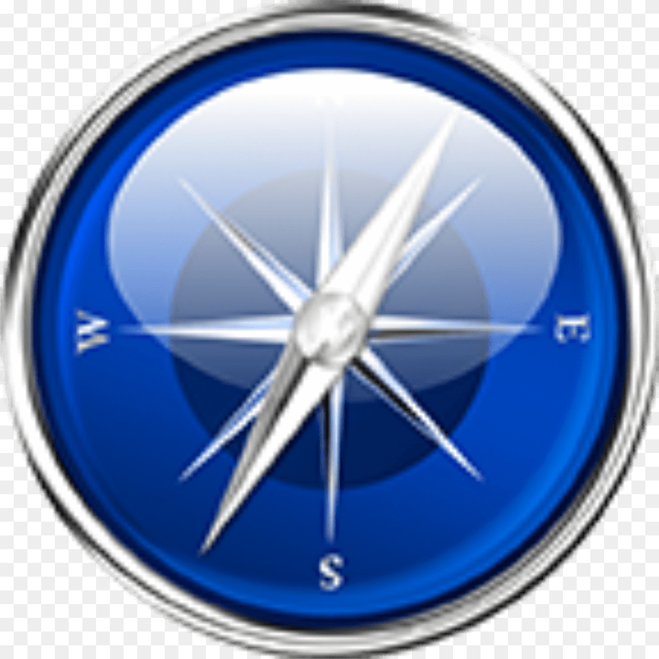 Travel Icon Wall Clock, Compass Png