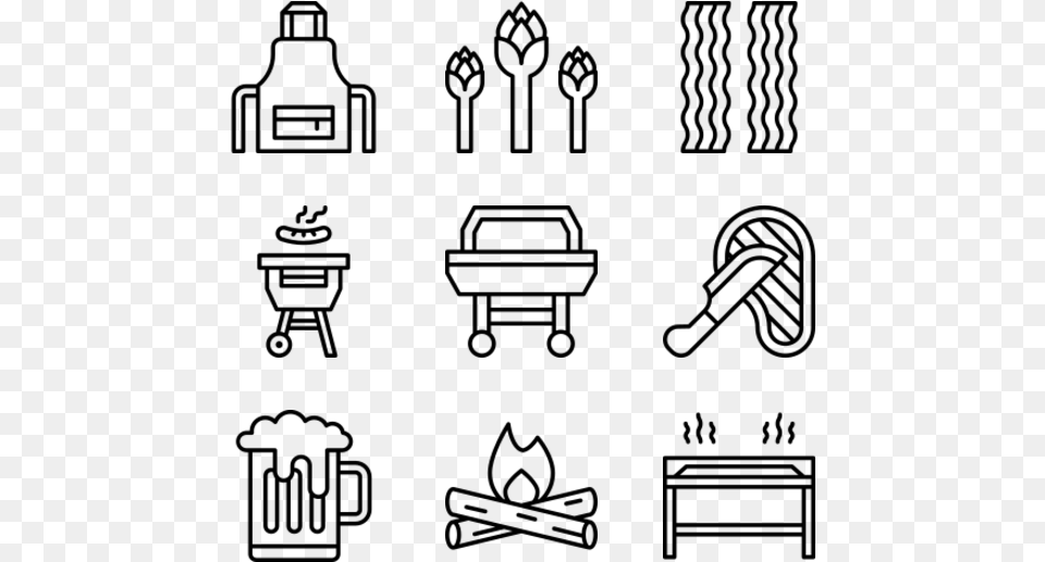 Travel Icons, Gray Free Png Download
