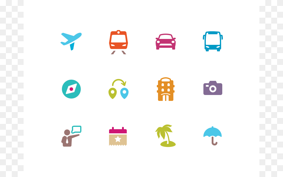 Travel Icons, Car, Transportation, Vehicle, Text Free Transparent Png