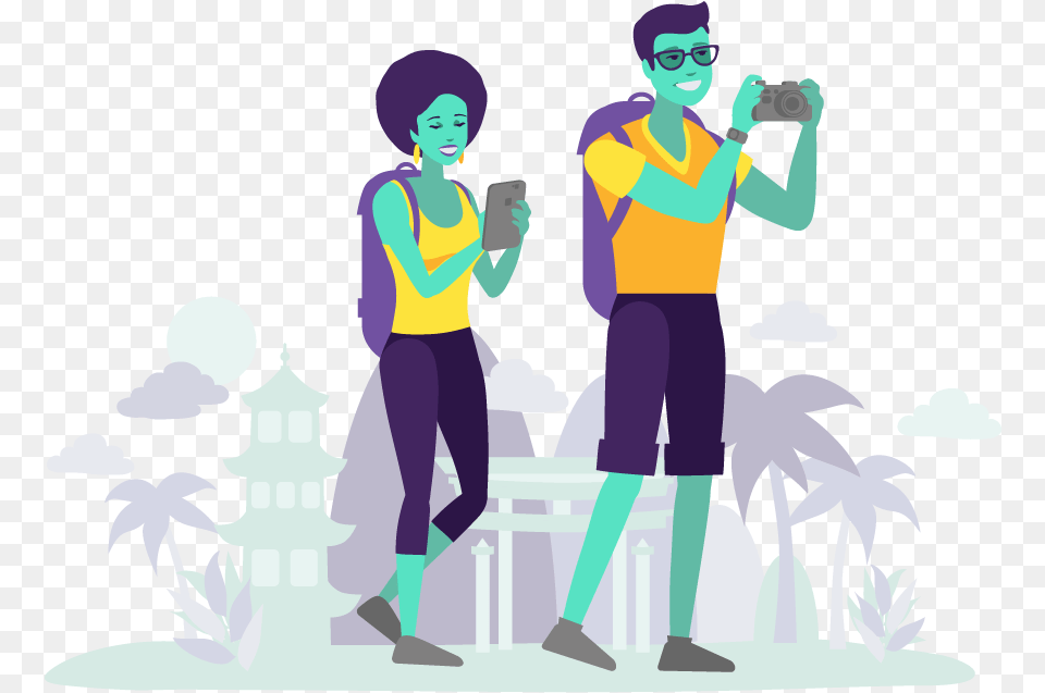 Travel Lifestyle2 Illustration, Adult, Shorts, Photography, Person Free Png Download