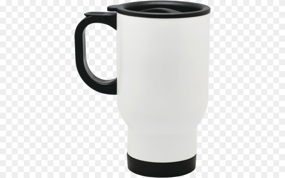 Travel Mug White Sublimation Travel Mug, Cup, Bottle, Shaker, Beverage Free Png