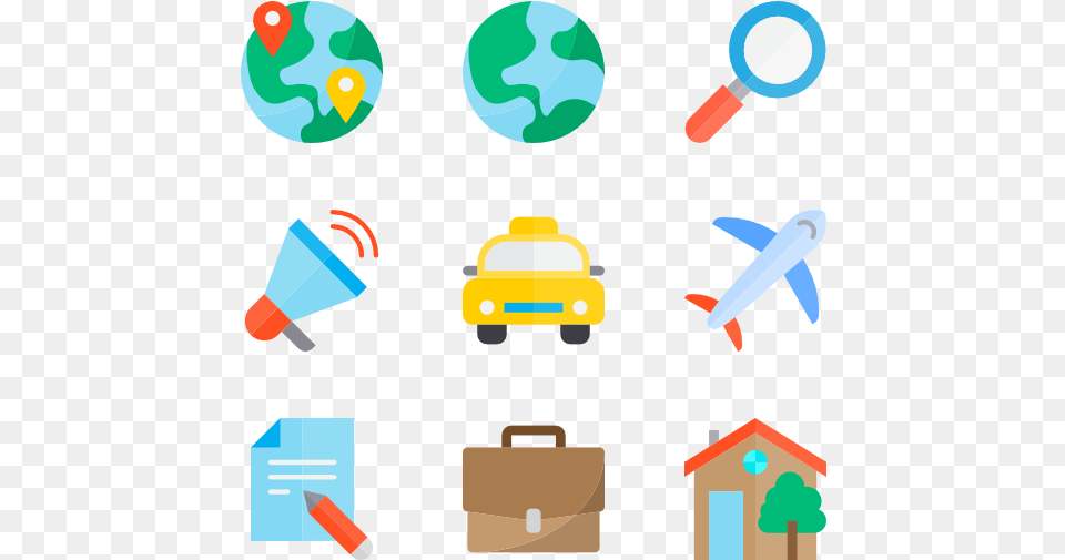 Travel Office Items Icon, Car, Transportation, Vehicle Free Png