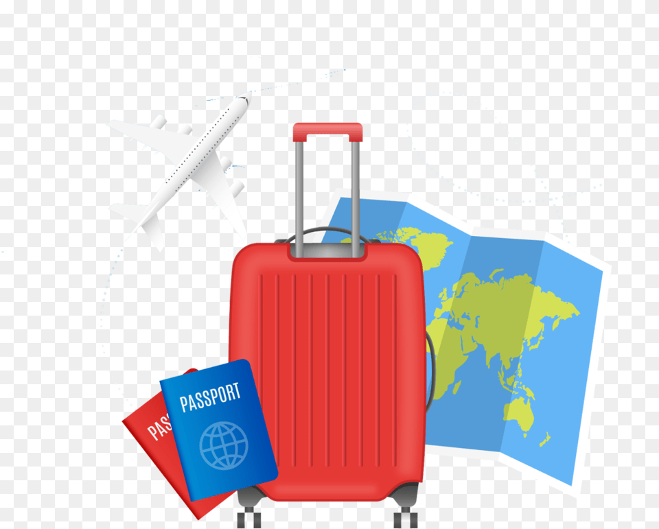 Travel Photo Travel Agency Ticket Booking, Baggage, Suitcase, Aircraft, Airplane Free Png Download