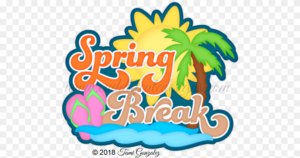 Travel Spring Break Title, Summer, Birthday Cake, Cake, Cream Png Image