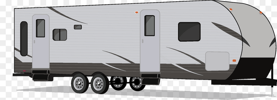 Travel Trailer Clipart, Vehicle, Van, Transportation, Caravan Free Png