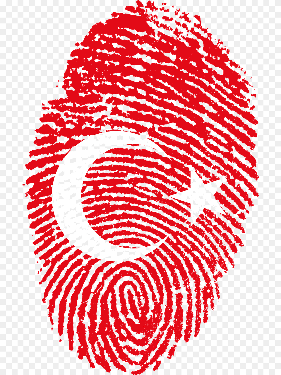 Travel Turkey Flag Fingerprint Country Pride Iden Turkish Flag Fingerprint, Home Decor, Rug, Person, Face Free Transparent Png