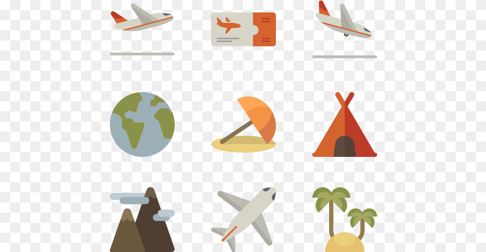 Traveler Vector Icon Journey, Aircraft, Transportation, Vehicle Png Image