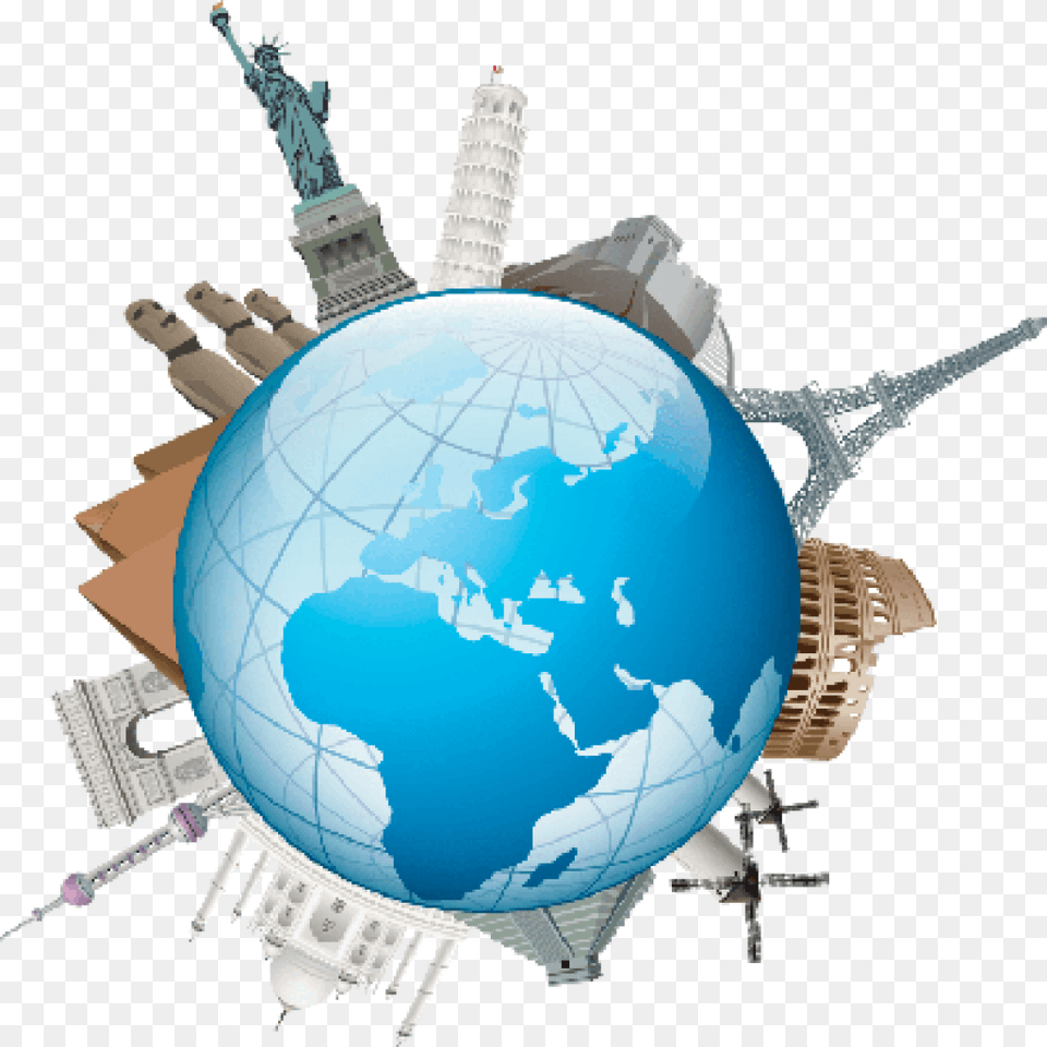Traveling Clipart Globe March De Quotas D Mission, Astronomy, Outer Space, Planet Png Image