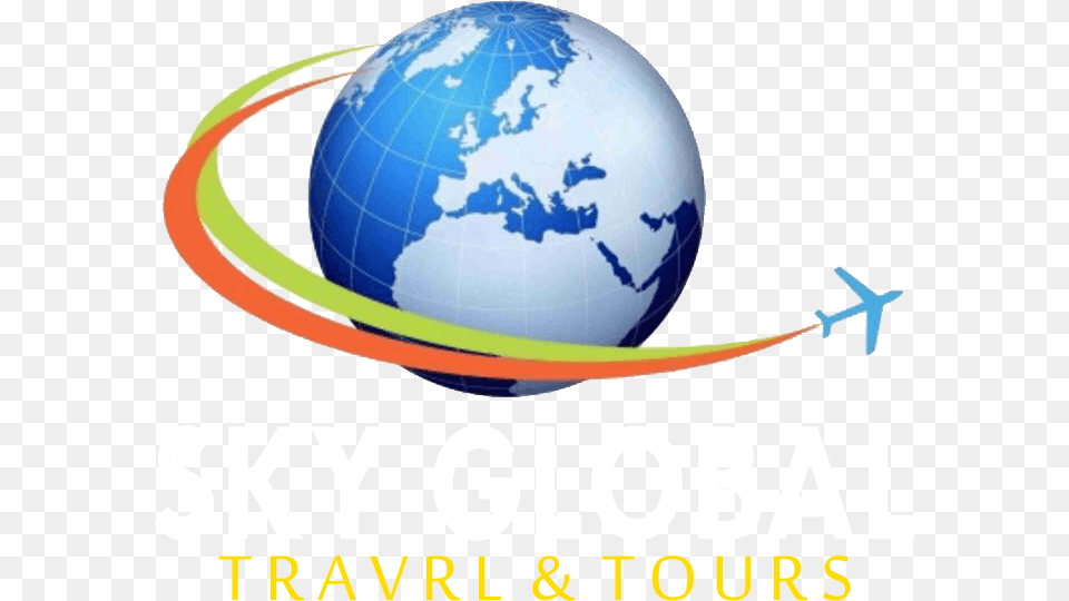 Traveling Clipart World Travel Global Tours Logo, Astronomy, Outer Space, Planet, Globe Free Transparent Png