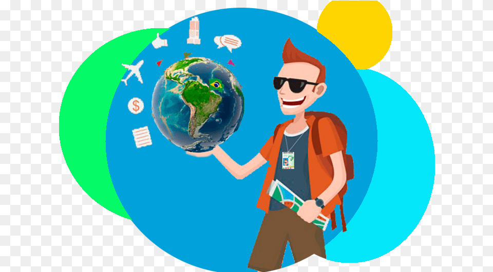 Travelling Man Vector, Accessories, Sunglasses, Sphere, Person Free Png