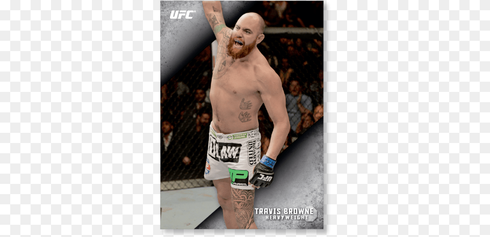 Travis Browne Ufc Knockout Print Professional Boxing, Tattoo, Skin, Person, Shorts Png Image