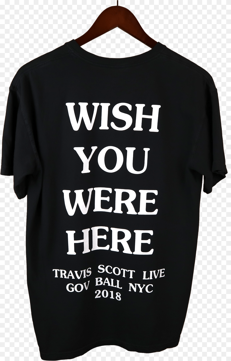 Travis Scott Governors Ball Astroworld T Shirt Astroworld T Shirt Wish You Were Here, Clothing, T-shirt Png Image