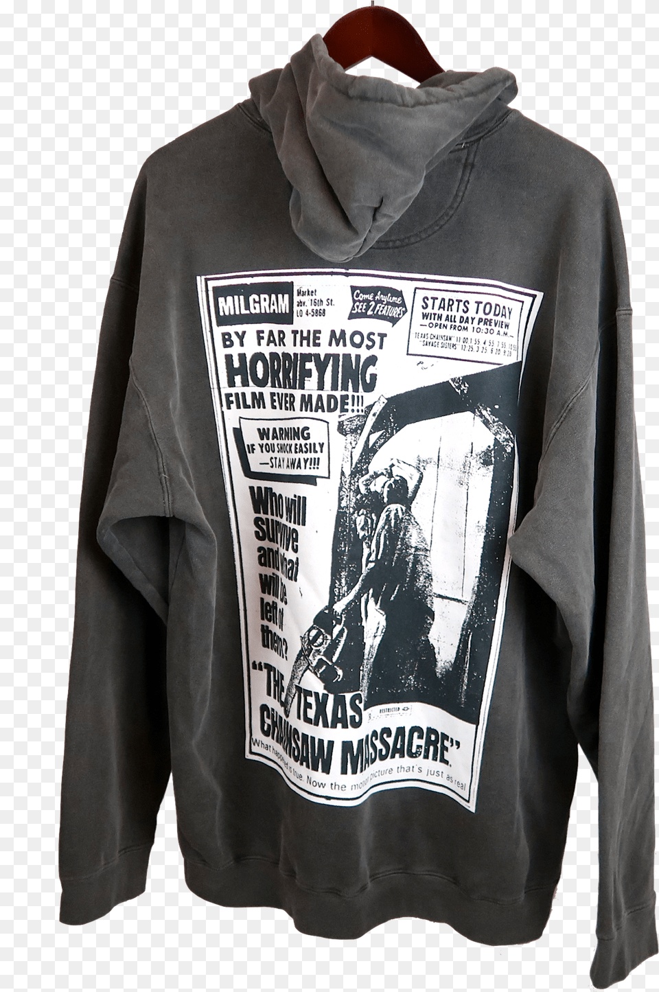 Travis Scott Texas Chainsaw Massacre Hoodie, Clothing, Knitwear, Sweatshirt, Sweater Free Png