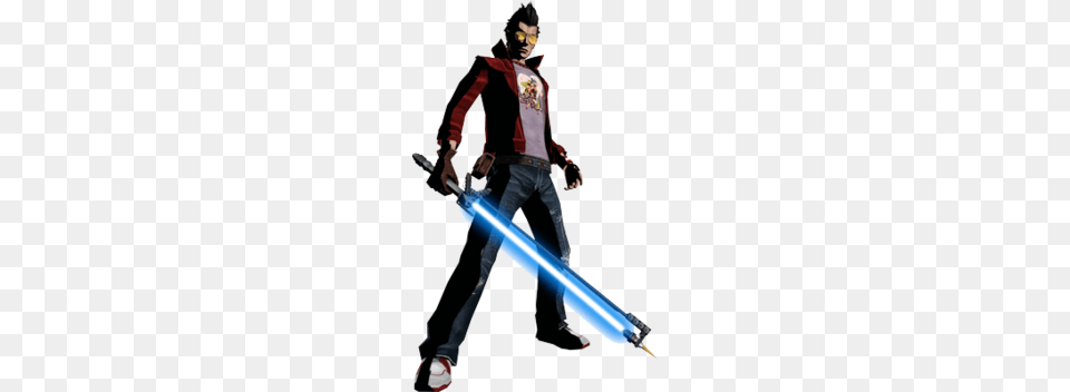 Travis Touchdown, Clothing, Pants, Sword, Weapon Png