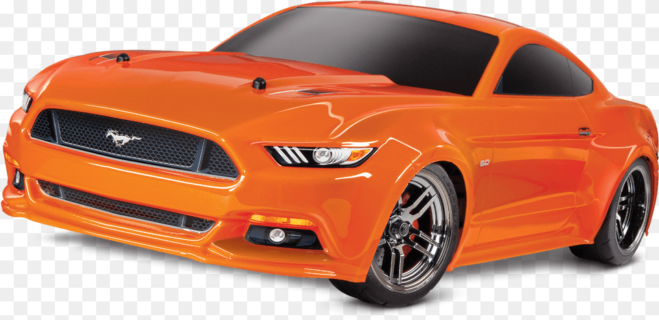 Traxxas Ford Mustang Gt An American Icon Traxxas Mustang Orange, Spoke, Car, Vehicle, Coupe Free Png Download