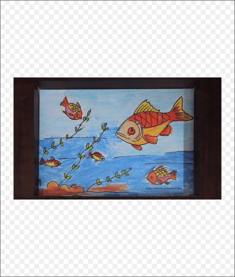 Tray Painting, Animal, Fish, Sea Life, Art Free Png Download