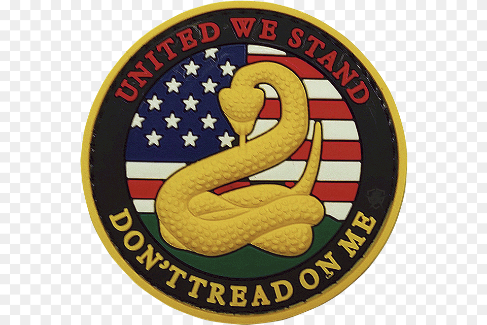 Tread On Me Morale Patch Don39t Tread On Me United We Stand Pvc Patch, Badge, Logo, Symbol, Emblem Free Transparent Png