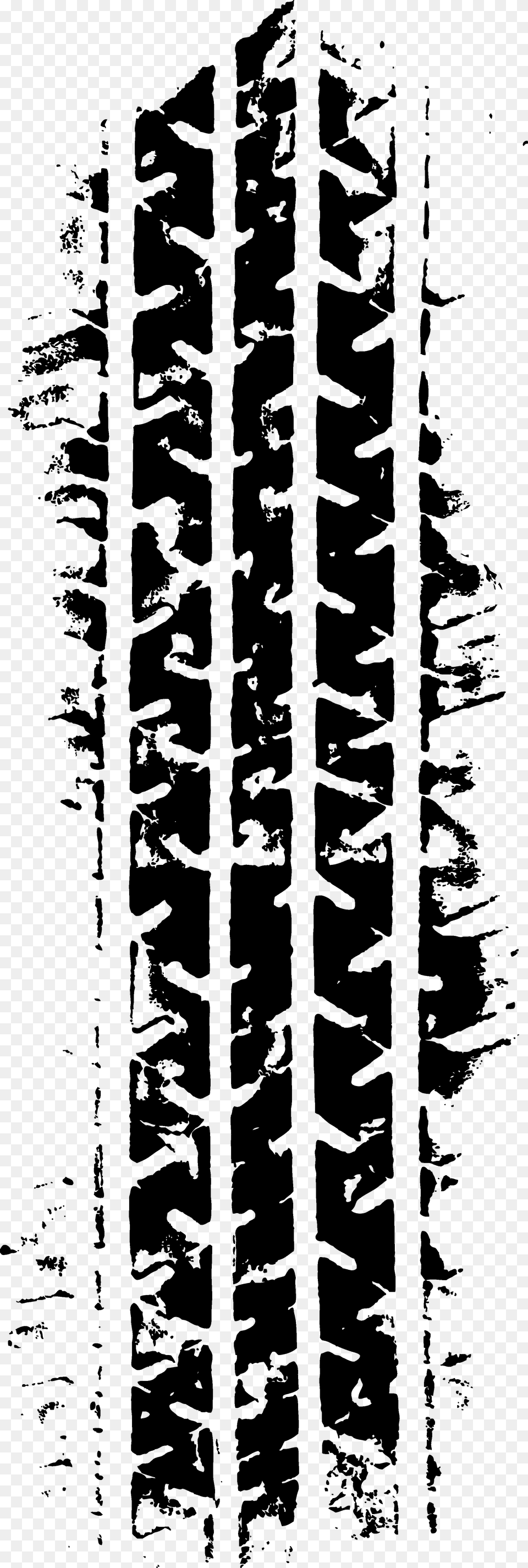 Tread Tire Car Mark Tracks Skid Tire Tracks, Stencil, Silhouette, Text Free Transparent Png