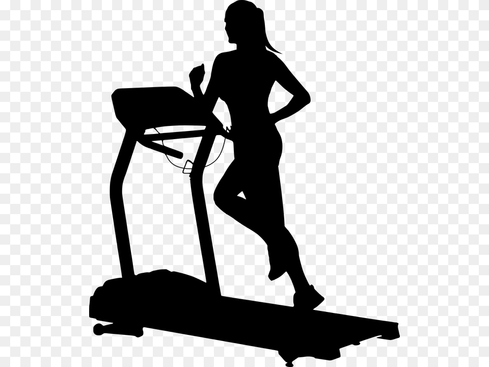 Treadmill, Gray Free Png Download