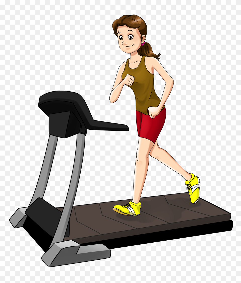 Treadmill, Adult, Person, Female, Woman Free Transparent Png