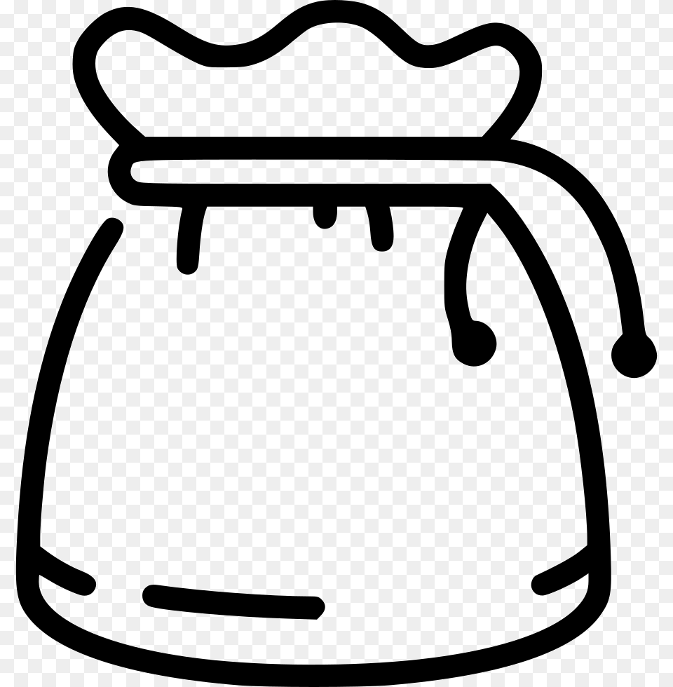 Treasure Bag Icon Stencil, Smoke Pipe, Jar Free Png Download