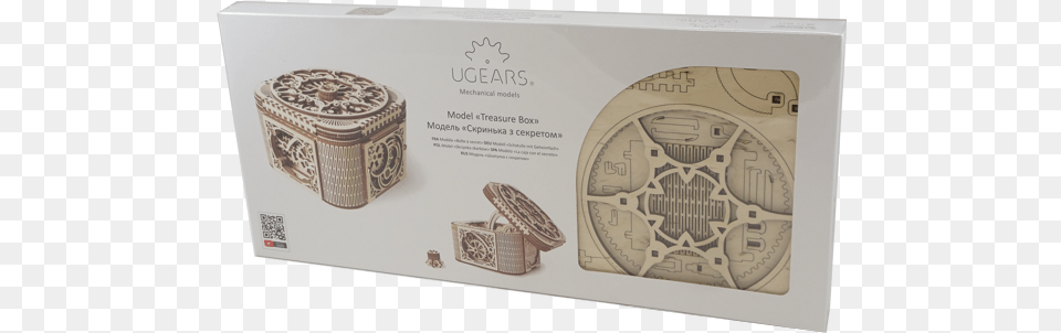 Treasure Box Package Ugears Treasure Box, Qr Code, Pottery Free Png