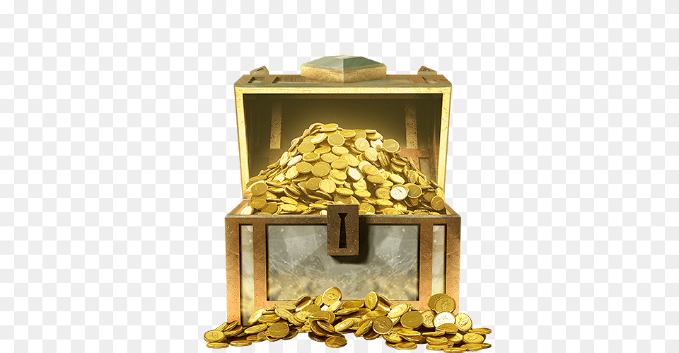 Treasure Chest, Gold Free Png
