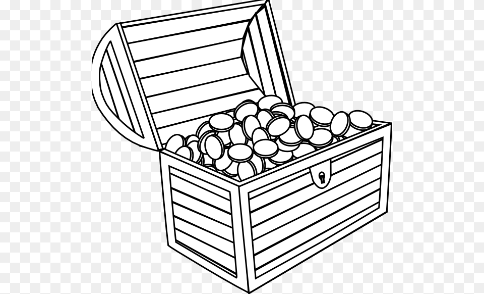 Treasure Chest Clip Art Coloring Png