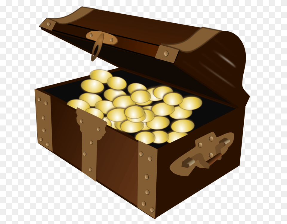 Treasure Chest Gold Treasure Chest Royalty Mailbox Free Png