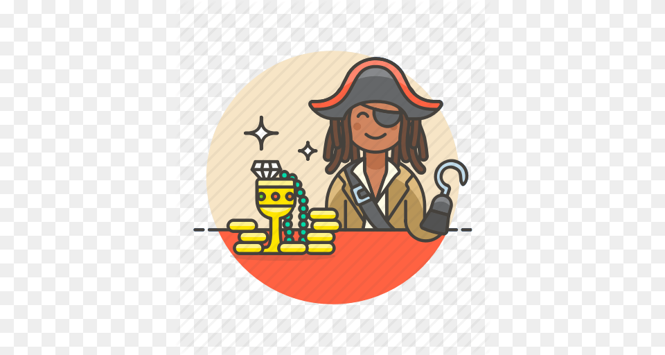 Treasure Clipart Pirate Loot, Person, Face, Head Free Png