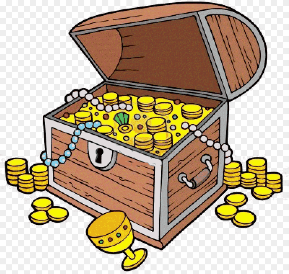 Treasure Clipart Treasure Chest Clip Art With Coins Treasure Clipart, Baby, Person, Car, Transportation Free Png