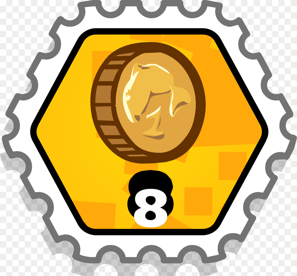 Treasure Hunt Club Penguin Rewritten Wiki Fandom Powered, Logo, Badge, Symbol, Gold Png Image
